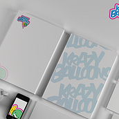 krazy balloons. Een project van  Br, ing en identiteit, Creatieve consultanc y Ontwerp van personages van Diego Ortega Casas - 26.11.2014
