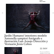 DESEO  Fotografia del proyecto "Jardin Humano ". Arts, Crafts, Art Direction, Costume Design, Set Design, Photograph, and Traditional illustration project by Luis Araujo & Tandem Fotoluistracion - 11.29.2014