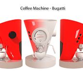 Bugatti Máquina Café Expresso Diva. Un proyecto de Diseño industrial, 3D y Arquitectura interior de Enrique Gutierrez Tischler - 01.12.2014