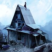 Entretanto.... Traditional illustration, L, scape Architecture, and Painting project by Ricard Cendra - 11.14.2014
