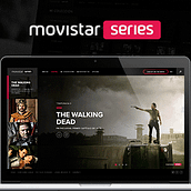 Movistar Series . Un proyecto de Dirección de arte, Diseño Web y UX / UI de Owi Sixseven - 02.12.2014
