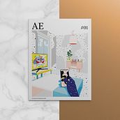 AE mag issue#1. Art Direction, Editorial Design, and Graphic Design project by Pablo Abad - 12.03.2014