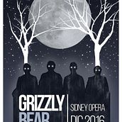 POSTER GRIZZLY BEAR . Design project by lenci - 12.05.2014