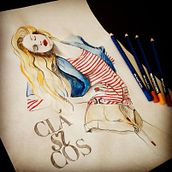 Fashion . Fine Arts, and Traditional illustration project by tamara sanchez carrero - 12.07.2014