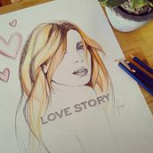 Love story. Fine Arts, and Traditional illustration project by tamara sanchez carrero - 12.07.2014