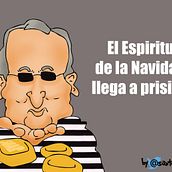 El espíritu de la Navidad llega a prisión. Traditional illustration project by Pedro Pleguezuelos Ledesma - 12.08.2014