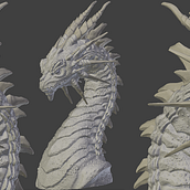 Dragon Sculpt. Un projet de 3D , et Sculpture de Alberto Cordero - 09.12.2014