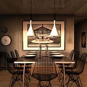 Comedor . Un progetto di 3D e Architettura d'interni di Maria Gonzalez - 12.12.2014