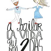 doyoubailas? - Web. Arts, Crafts, Br, ing, Identit, Design, and Traditional illustration project by Verónica Maraver - 12.08.2014