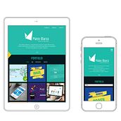 Portfolio Responsivo. Een project van Webdesign van Mateo Blanco - 14.12.2014