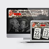 Site gira Rolling Stones. Un projet de Design , Design graphique , et Webdesign de Paloma Alcázar Morán - 18.05.2014