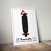 LAVIDA XMAS RACE . Poster Ein Projekt aus dem Bereich Grafikdesign und Werbung von Daniel Mellado Gama - 18.12.2014