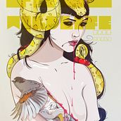 piton. Traditional illustration project by Saskia Diaz Castiblanco - 08.21.2013