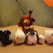 Figuras de Belén con Sculpey. Arts, and Crafts project by Laura de la Cruz Martínez - 12.21.2014