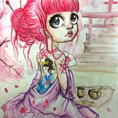 Traditional art comissions. Projekt z dziedziny  Sztuki piękne, Komiks, Trad, c i jna ilustracja użytkownika Carolina Ortiz Gomez - 28.12.2014