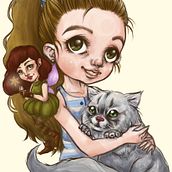 Digital art comission. Projekt z dziedziny  Sztuki piękne, Komiks, Trad, c i jna ilustracja użytkownika Carolina Ortiz Gomez - 28.12.2014