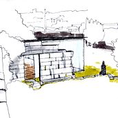 Sketches de estudiante. Architecture project by mcomart - 12.30.2014