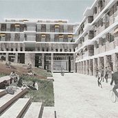 Concurso_Alemania_AACHEN-CampusWest. Architecture project by Abraham Muñoz - 01.01.2015