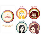 "Calendario de Muñecas" de Ilustrando el Tiempo. Character Design, Graphic Design, and Traditional illustration project by Maria Fernanda Espinosa - 01.05.2015