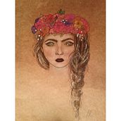 girl illustration Ein Projekt aus dem Bereich Traditionelle Illustration von Isa Vice - 08.01.2015