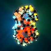 Cinema 4D - Counter. 3D, and Design project by Juanma Ramiau - 12.11.2014