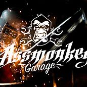 Assmonkey Garage. Br, ing, Identit, Calligraph, Accessor, Design, and Graphic Design project by Vicente Yuste - 01.13.2015