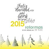 CHRISTMAS De Lucio Reformas. Graphic Design project by Belen Ferrero Bartolome - 01.15.2015