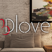 3D love web & branding. Br, ing, Identit, and Web Design project by Flavia Bernárdez - 01.19.2015
