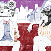 Mahou cine 5 estrellas. Un progetto di Animazione, Cinema, video e TV, Direzione artistica, Design, Illustrazione tradizionale, Postproduzione fotografica e Pubblicità di ezequiel cruz - 19.01.2015