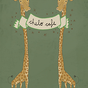 Chelo . Un projet de Beaux Arts, Br, ing et identité, Design  et Illustration traditionnelle de Laia Domingo - 19.01.2015