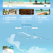 BlueSky Airlines Website. Un proyecto de Diseño Web, UX / UI y Dirección de arte de Jonathan Dominguez - 10.11.2014