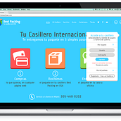 Best Packing Website Proposal. Un proyecto de Dirección de arte, Diseño Web y UX / UI de Jonathan Dominguez - 08.02.2014