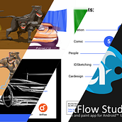ArtFlow ArtBook. Design, Graphic Design, and Traditional illustration project by David Mingorance - 12.29.2014