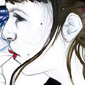 Retratos: Laura Ein Projekt aus dem Bereich Traditionelle Illustration von Laura Bustos - 25.01.2015