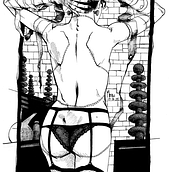 Bride of Frankenstein (Sexy). Un progetto di Illustrazione tradizionale di Martín Enrique Pelozo - 16.08.2015