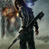 Winter Soldier. Comic, and Traditional illustration project by Ivan Gonzalez Gomez - 02.02.2015