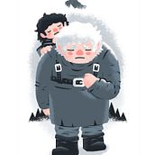 Hodor. Traditional illustration project by Luis Domínguez - 02.05.2015