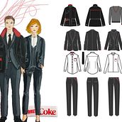 DressCoke. Uniformes comerciales Coca-Cola España. Un progetto di  di Noemi - 08.11.2014