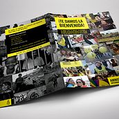 Folleto de Bienvenida de Amnistía Internacional España. Projekt z dziedziny Br, ing i ident, fikacja wizualna,  Manager art, st, czn, Grafika ed, torska, Projektowanie graficzne i  Reklama użytkownika Felipe Gil López - 07.02.2015