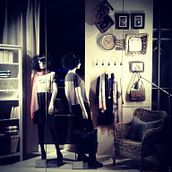 Shop window design. Set Design project by Olisse, vestit i complement - 02.09.2015