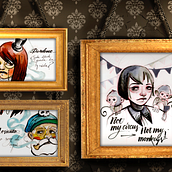 Portfolio María Cabañas . Traditional illustration project by María Cabañas Fernández - 02.08.2015