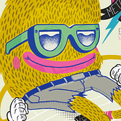 ROCK&FEST. Design, and Traditional illustration project by Malmö illustration & design - 02.10.2015