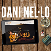 Dani Nel.lo. Un progetto di Web development, Direzione artistica e Design di Vudumedia - 10.02.2015