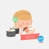 Minidisfraces de Carnaval. Traditional illustration project by Laura Carreira Vidal - 02.11.2015