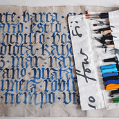 CALIGRAFÍA (Roma. Calligraph project by Tania Quindós - 02.12.2015