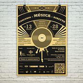XIII Concurso de Música en Directo. Design, Graphic Design, Web Design, and Advertising project by Iván Rodríguez - 02.12.2015