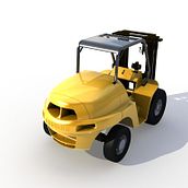 Carretilla elevadora. ForkLift. Product Design & Industrial Design project by Jose Carlos Fernández Morán - 06.15.2011