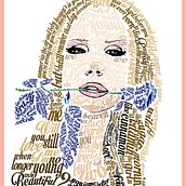 Sing with Lana del Rey. Graphic Design project by Melisa Loza Martínez - 01.09.2014