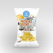 Patatas con Sal de Ibiza - FLUXÀ. Un proyecto de Br, ing e Identidad, Diseño y Packaging de Sergio Juan Martí - 16.02.2015