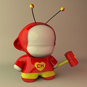 Munny 3D. Un progetto di 3D di Camilo Beltrán - 17.10.2014